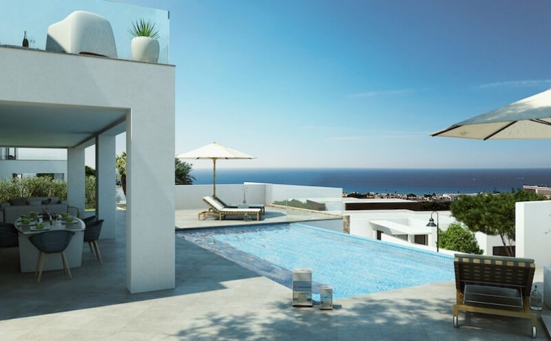Villas with modern design in La Cala de Mijas