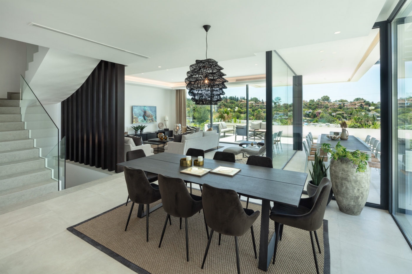 New development of villas in EL Campanario, Estepona