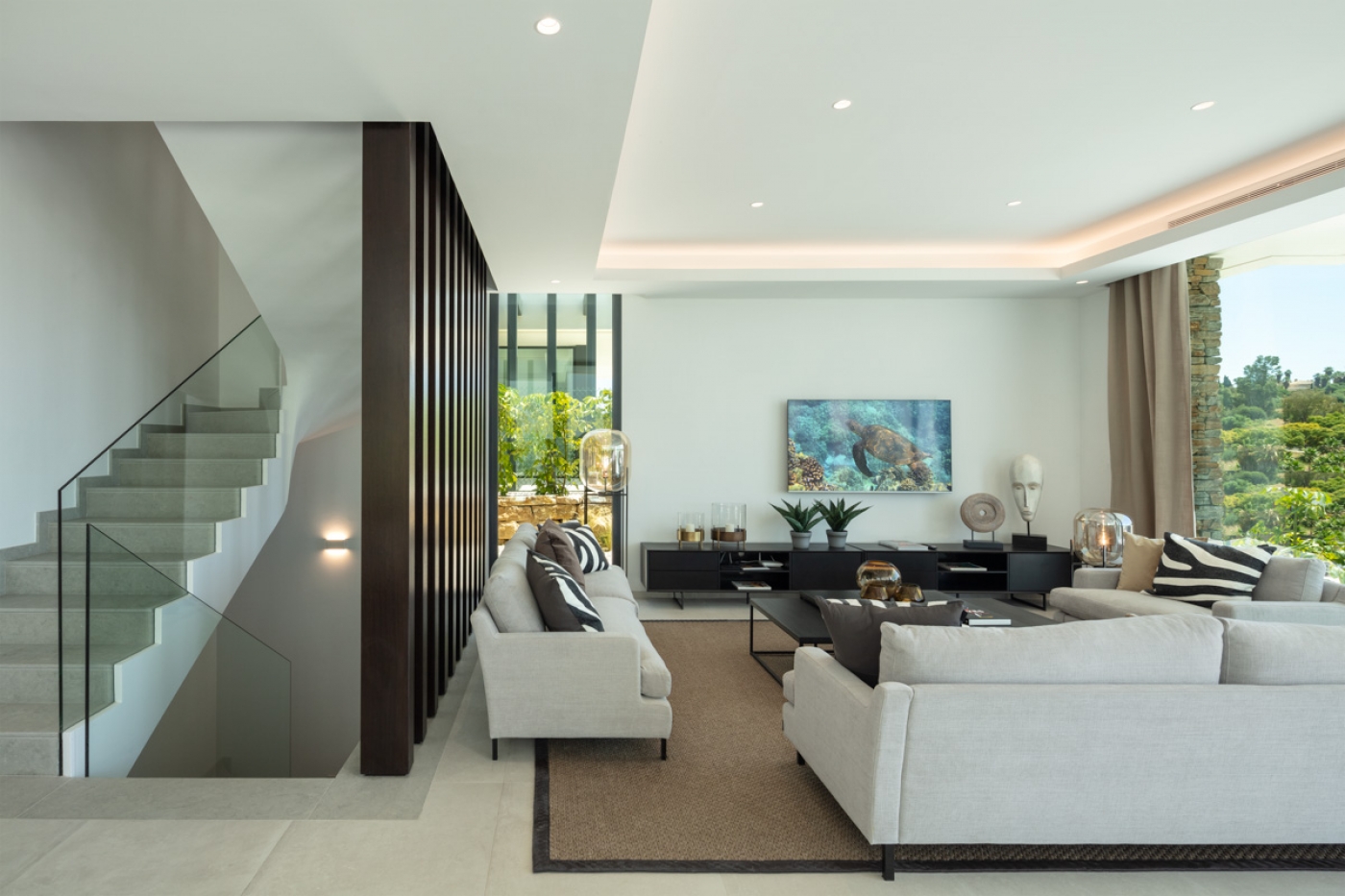 New development of villas in EL Campanario, Estepona