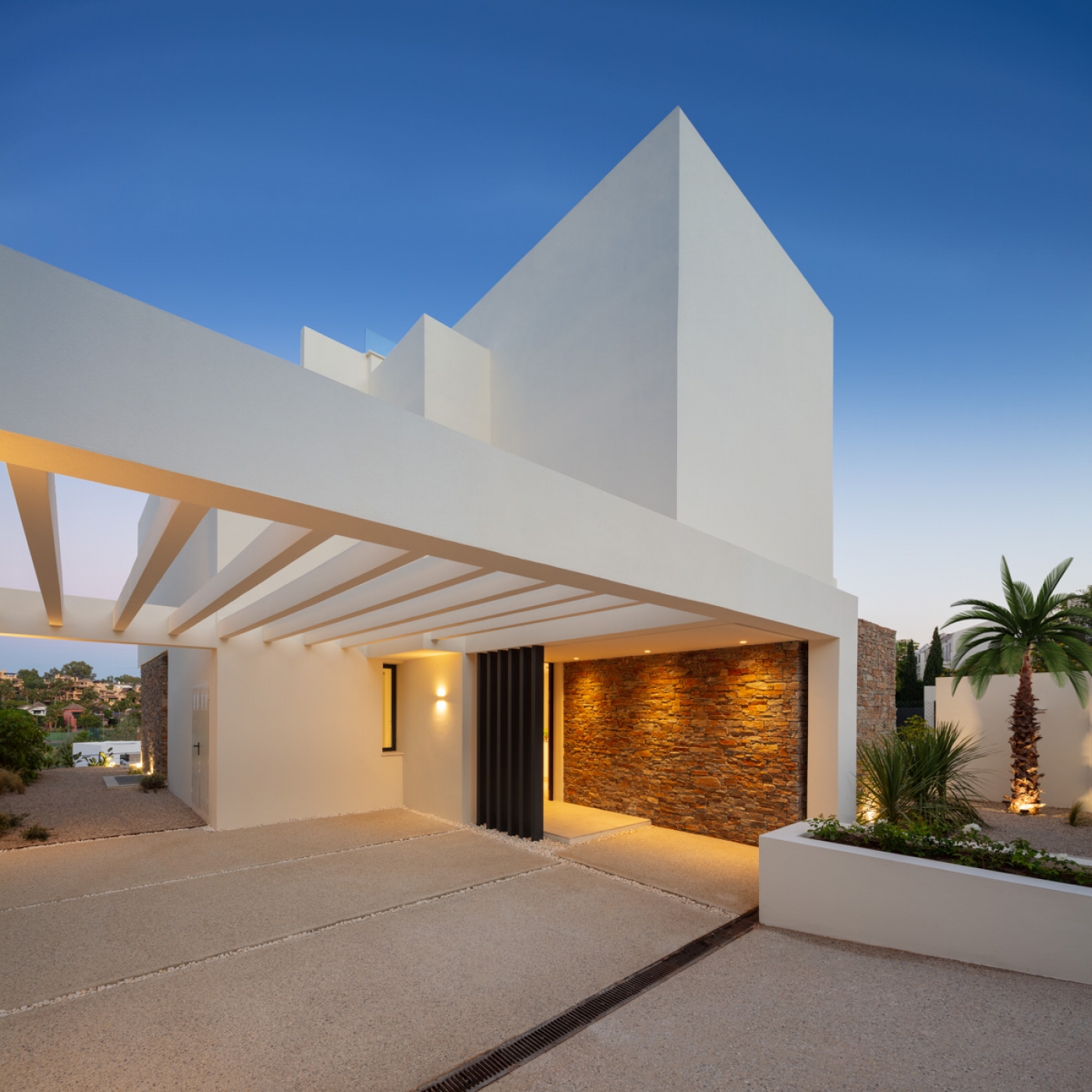 New development of villas in EL Campanario, Estepona