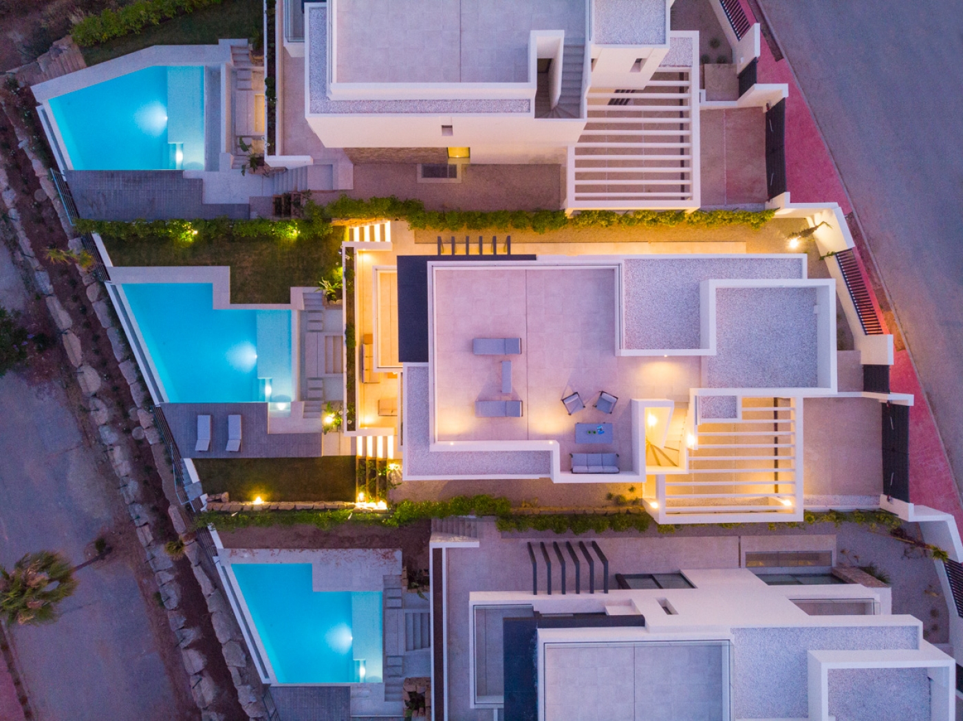 New development of villas in EL Campanario, Estepona