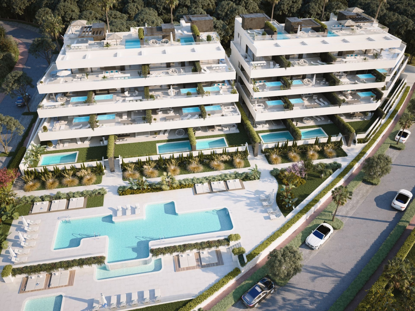 Exclusivos apartamentos y áticos en El Campanario, Estepona