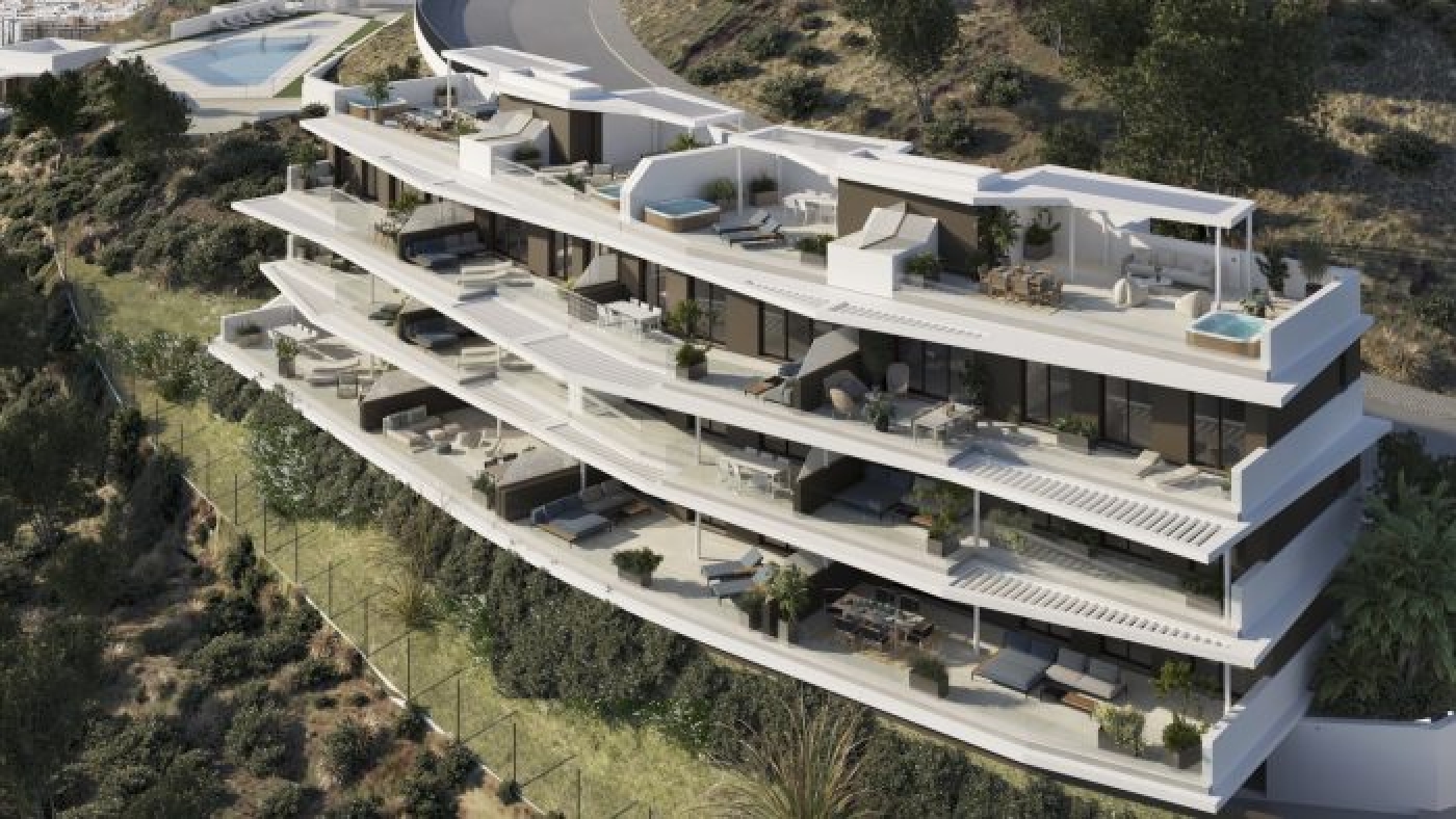 New development of apartments in Rincón de la Victoria