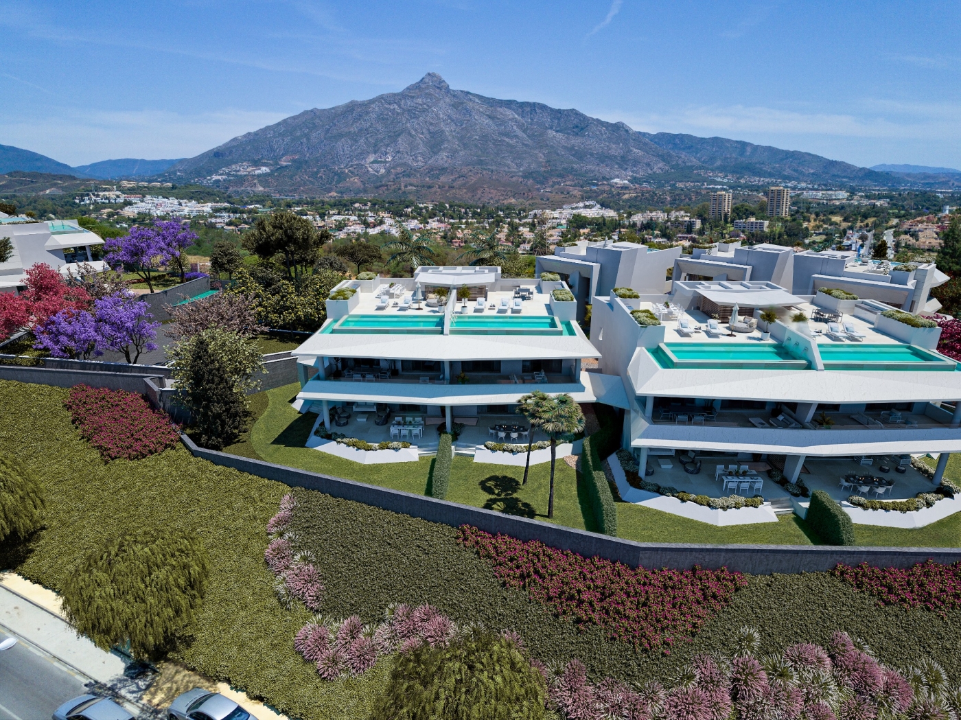 New promotion of semi-detached houses in Nueva Andalucía