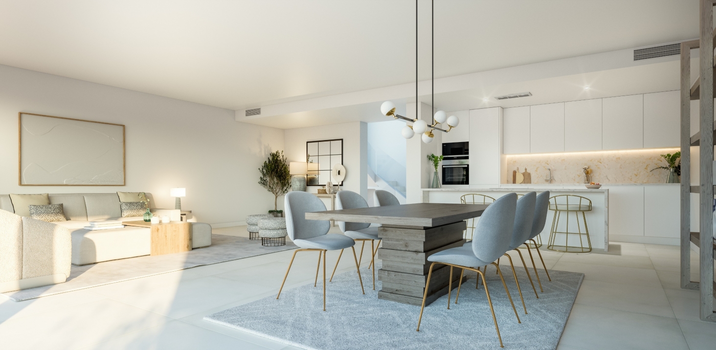 Promoción de villas pareadas en Santa Clara, Marbella
