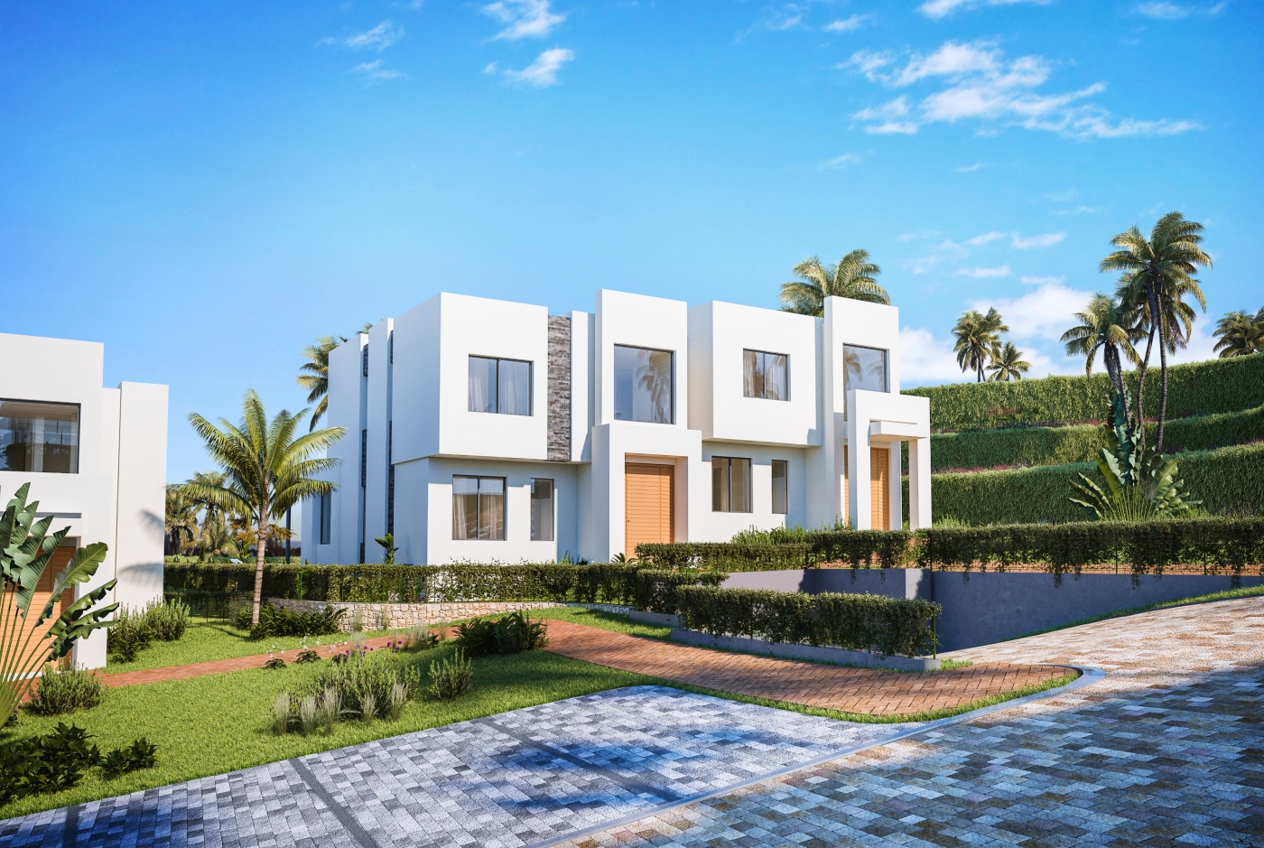 Promoción de villas pareadas en Santa Clara, Marbella