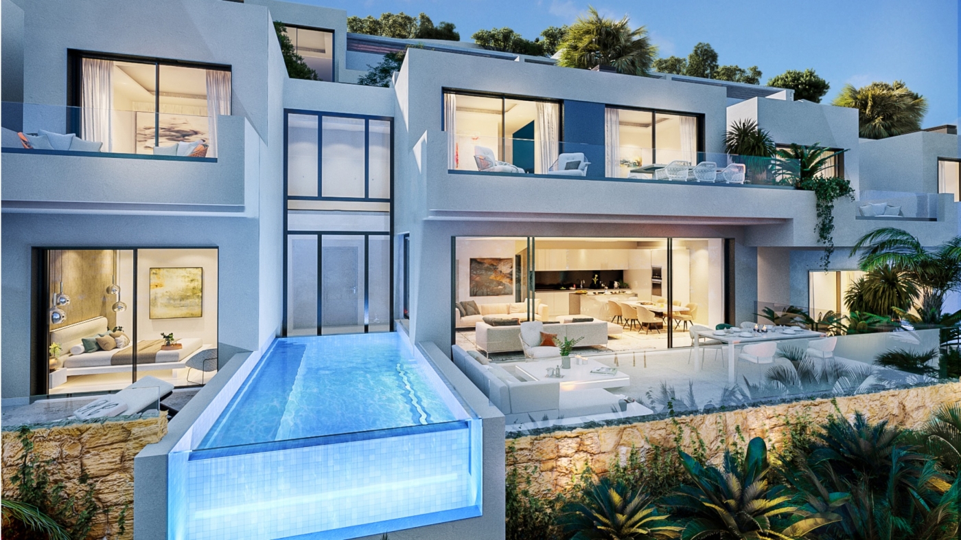 Development of luxury villas in Benalmadena