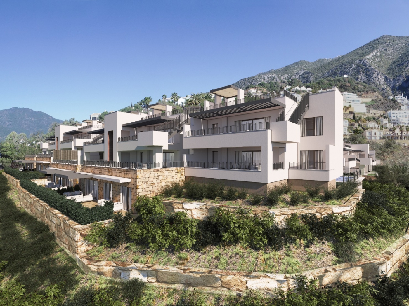 Promoción de apartamentos entre Marbella e Istán