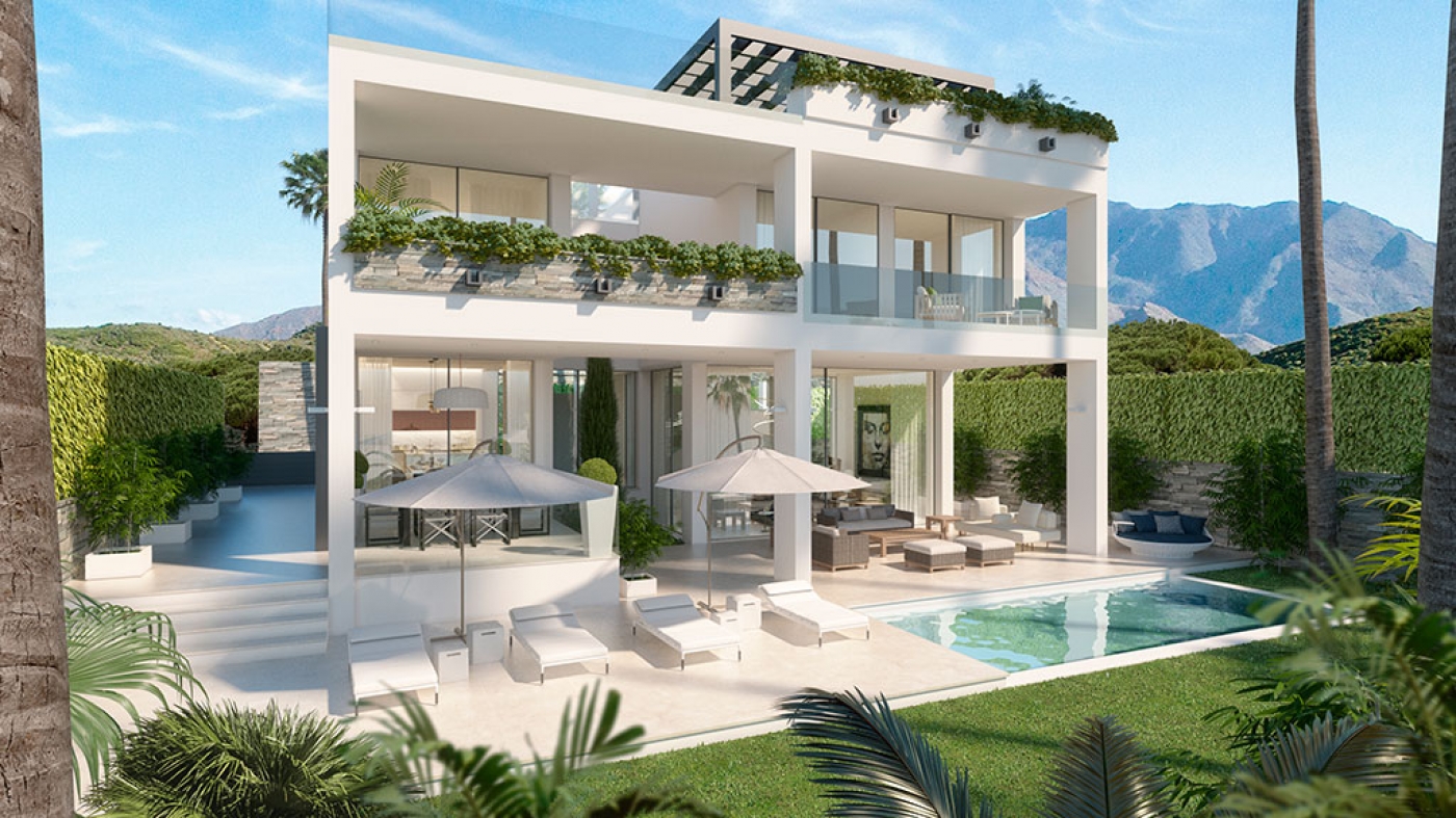 Promoción de villas en Estepona Golf
