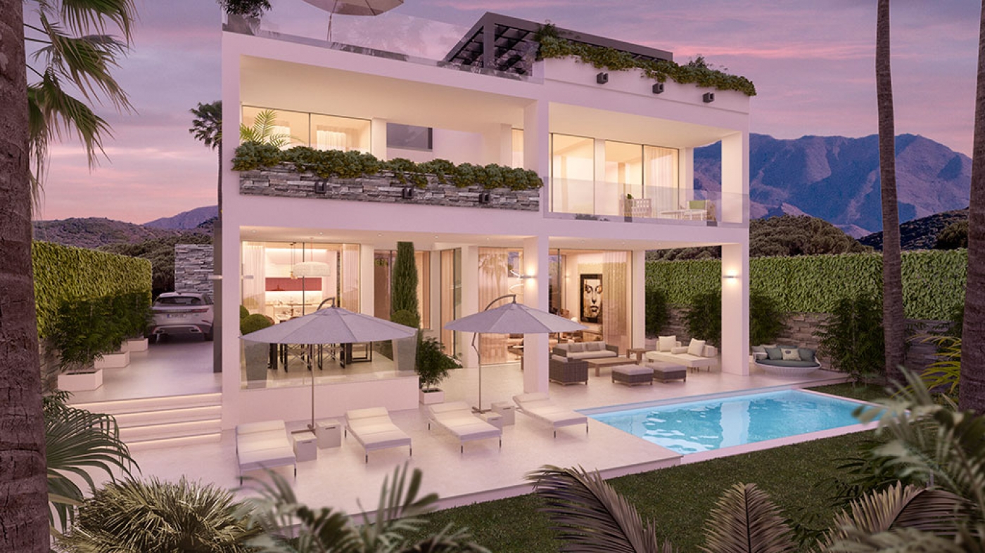 Promoción de villas en Estepona Golf