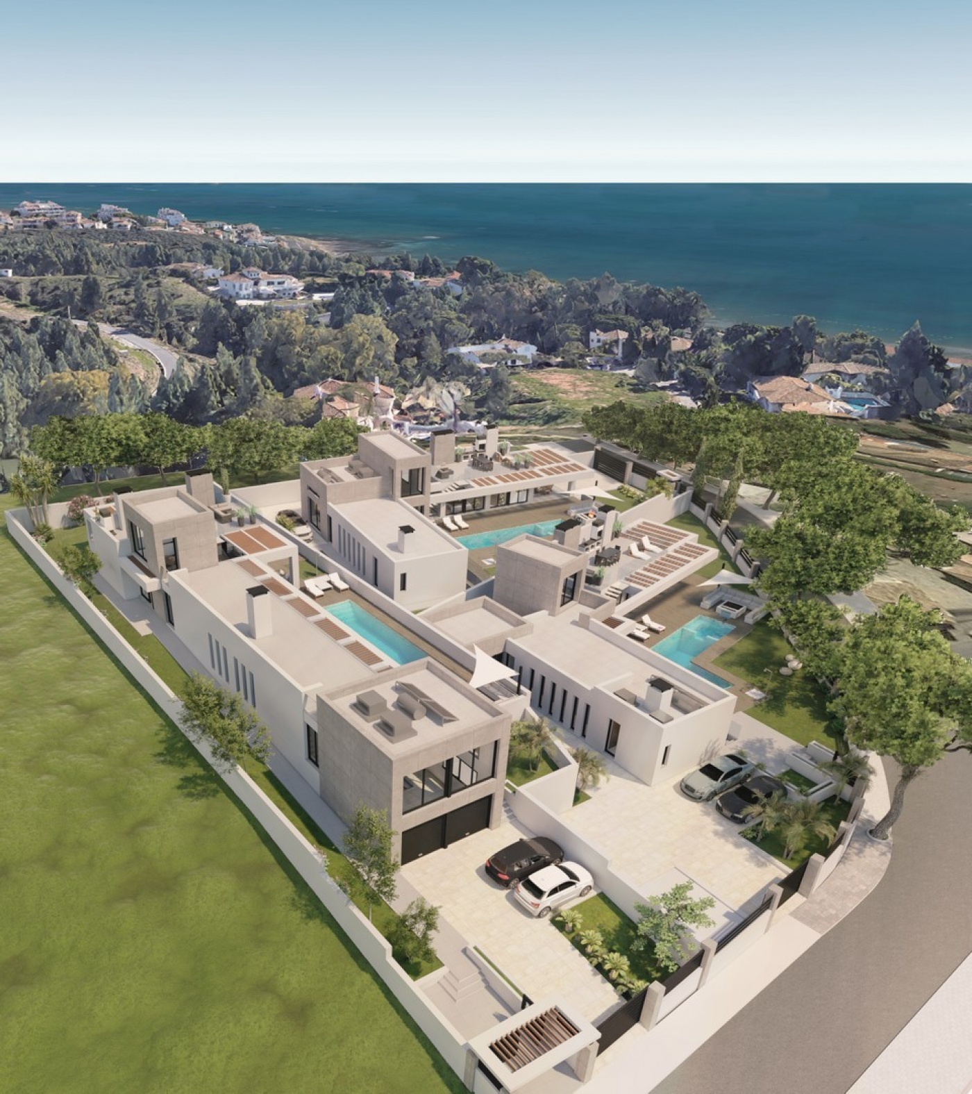 Promoción de villas en El Chaparral Golf, Mijas Costa