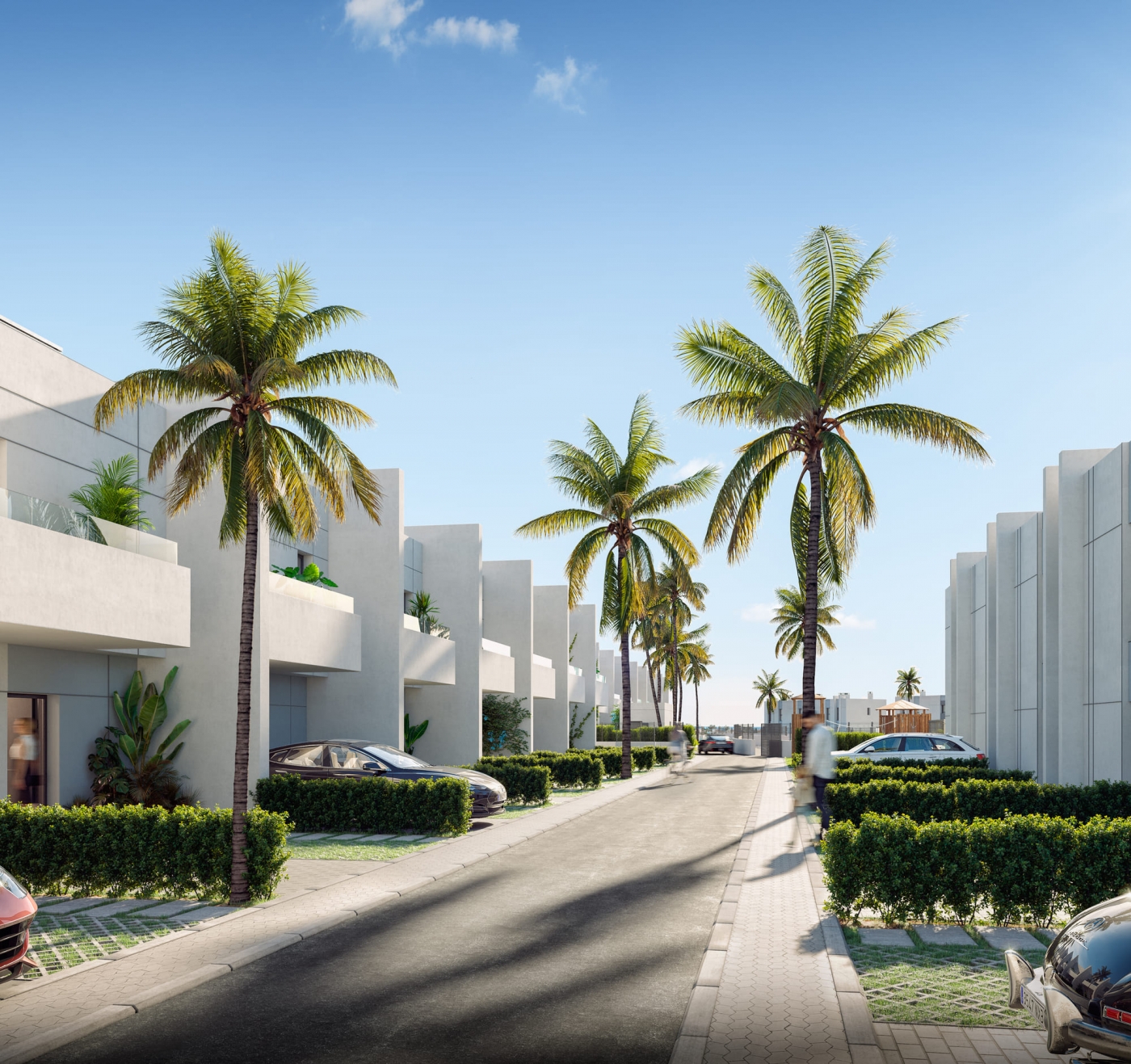 New townhouses and semi-detached houses in Caleta de Vélez
