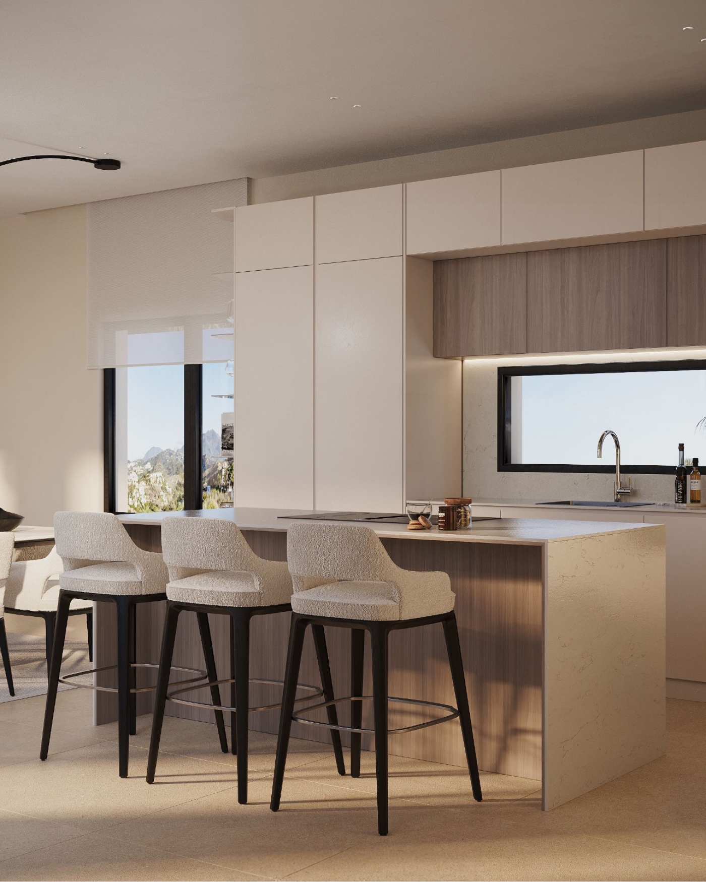 Villas de obra nueva en 1ª línea de golf en Estepona