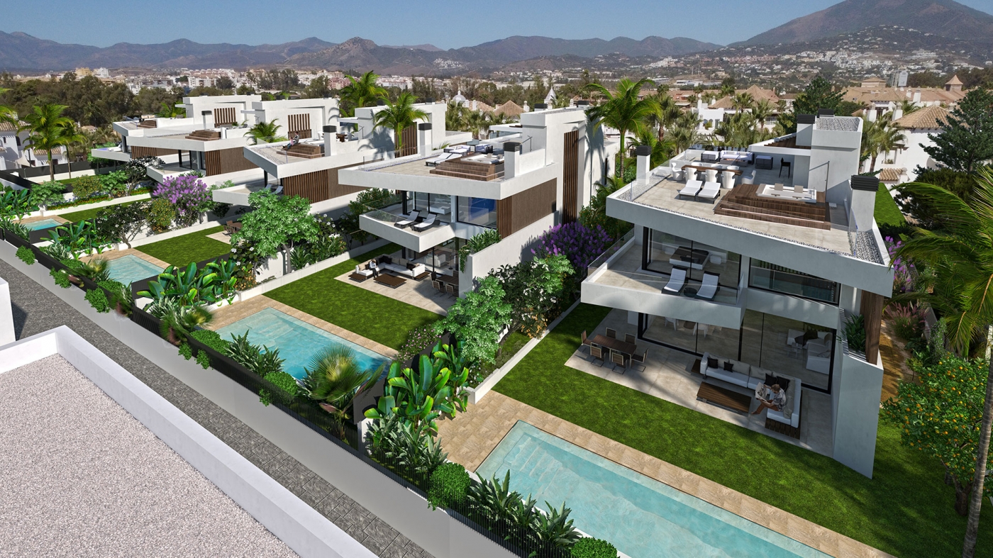 Nueva promoción de villas en Puerto Banús
