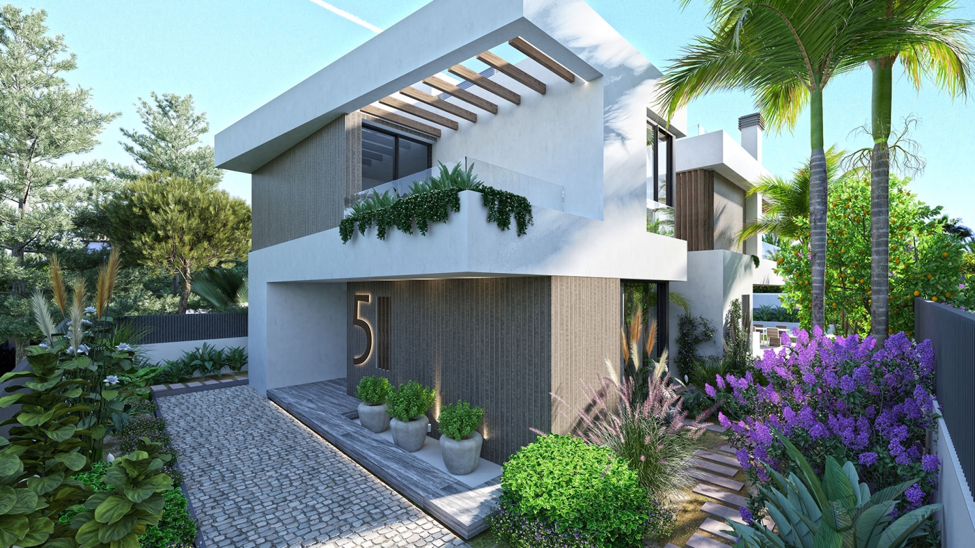 New development of villas in Puerto Banús