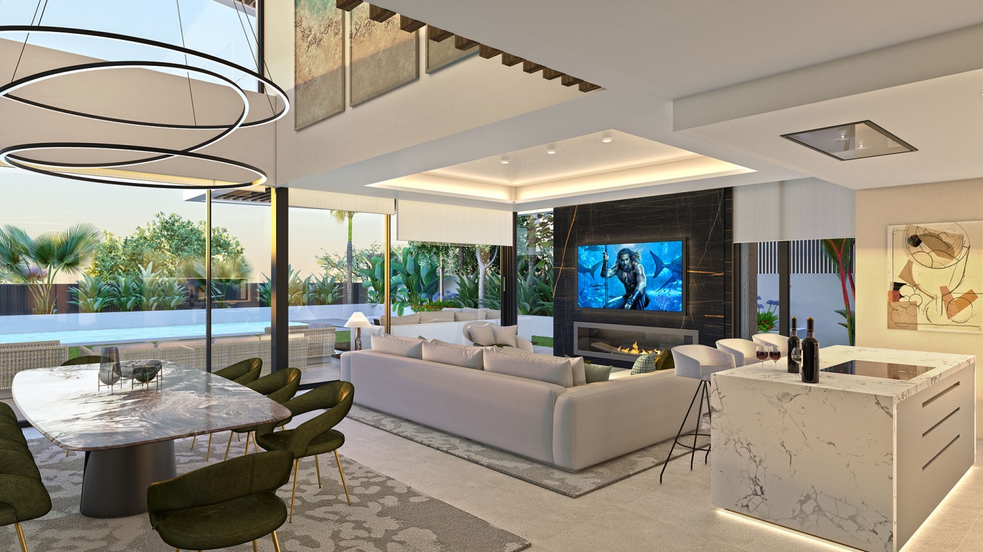 New development of villas in Puerto Banús