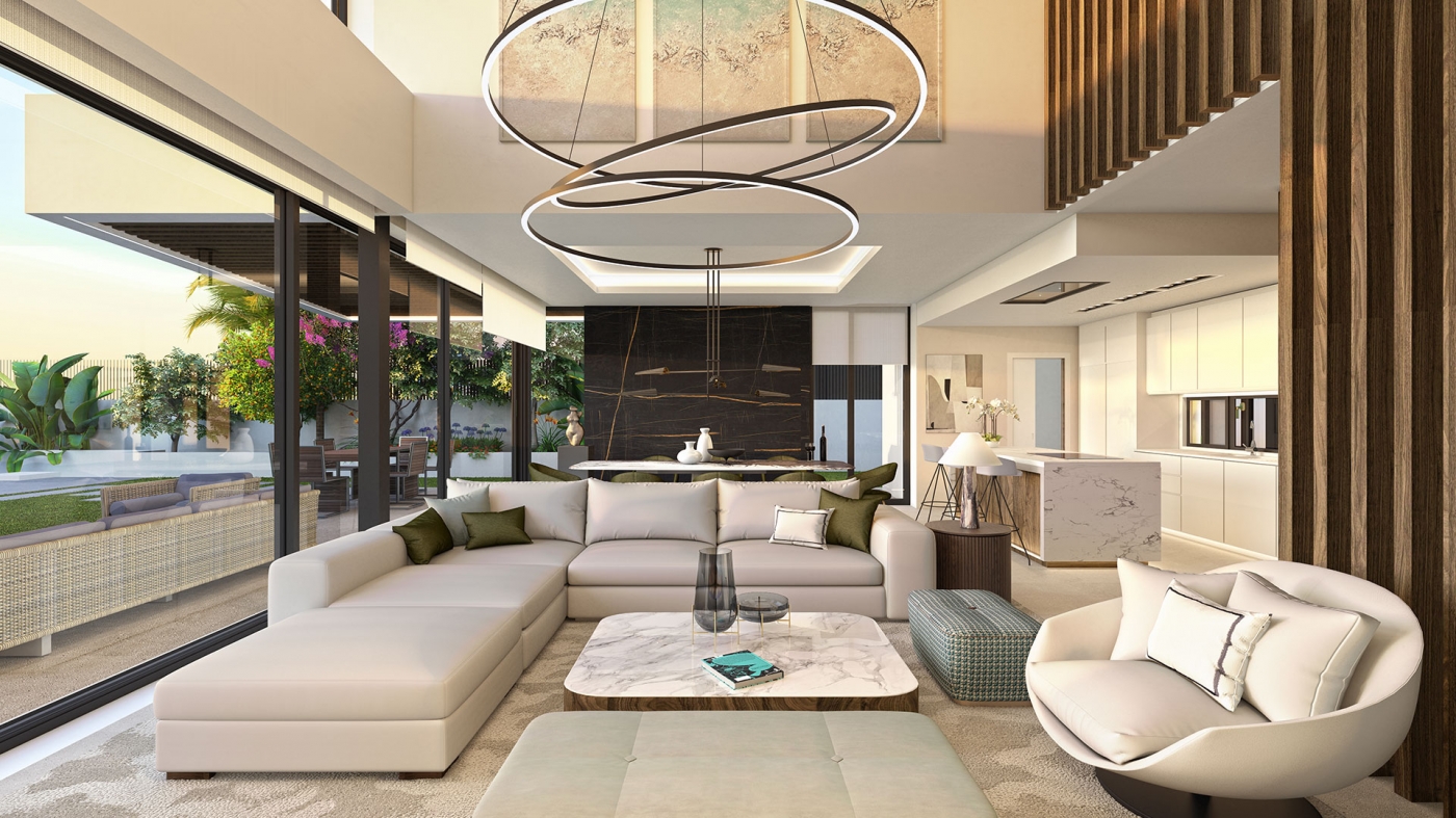 New development of villas in Puerto Banús