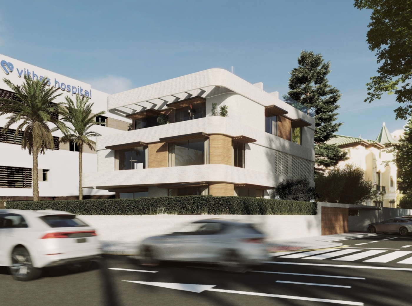 New development in first line of beach in El Limonar, Malaga