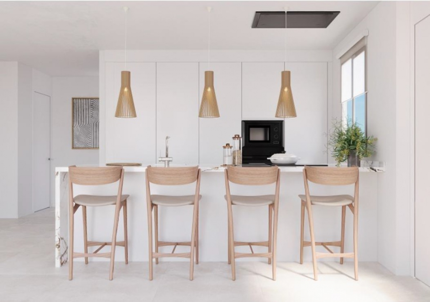 New development in first line of beach in El Limonar, Malaga