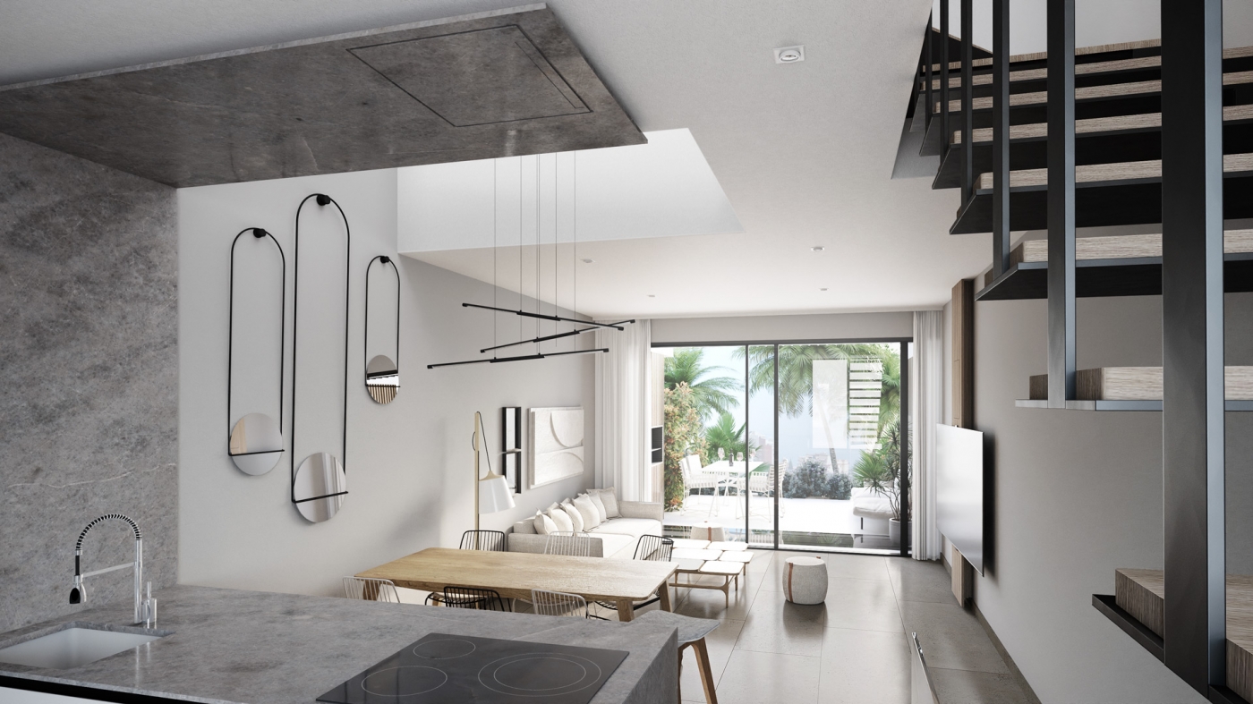New townhouses in Torreblanca, Fuengirola