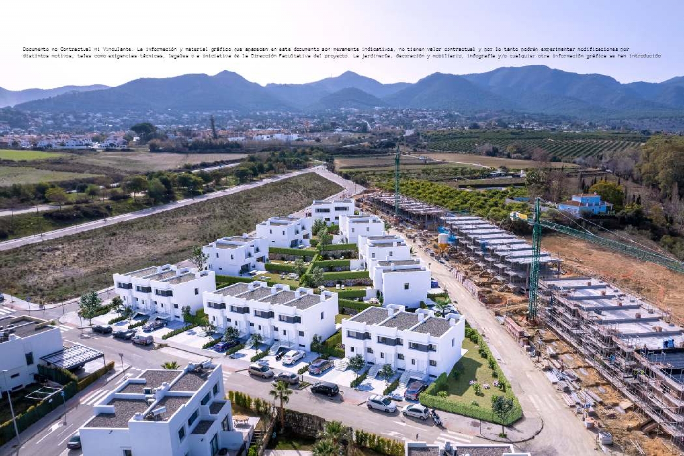Development of semi-detached and terraced houses in Alhaurín de la Torre