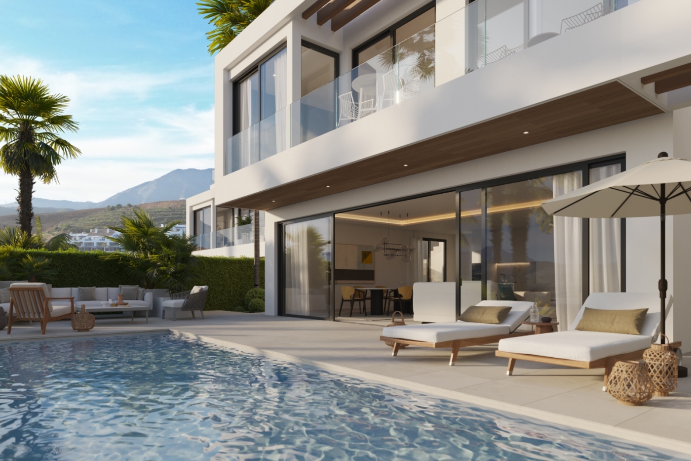 Development of new villas in Casares Costa