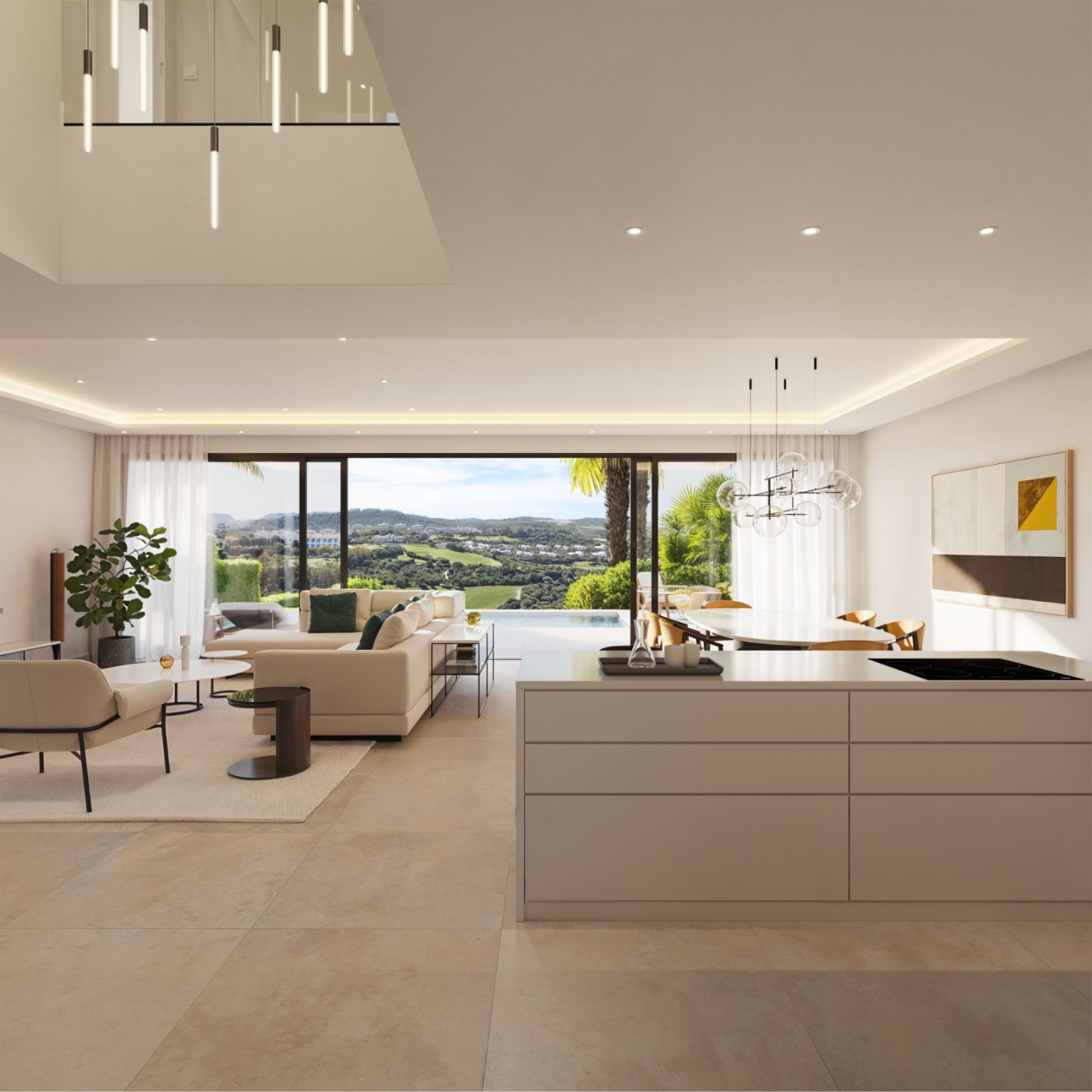 Development of new villas in Casares Costa