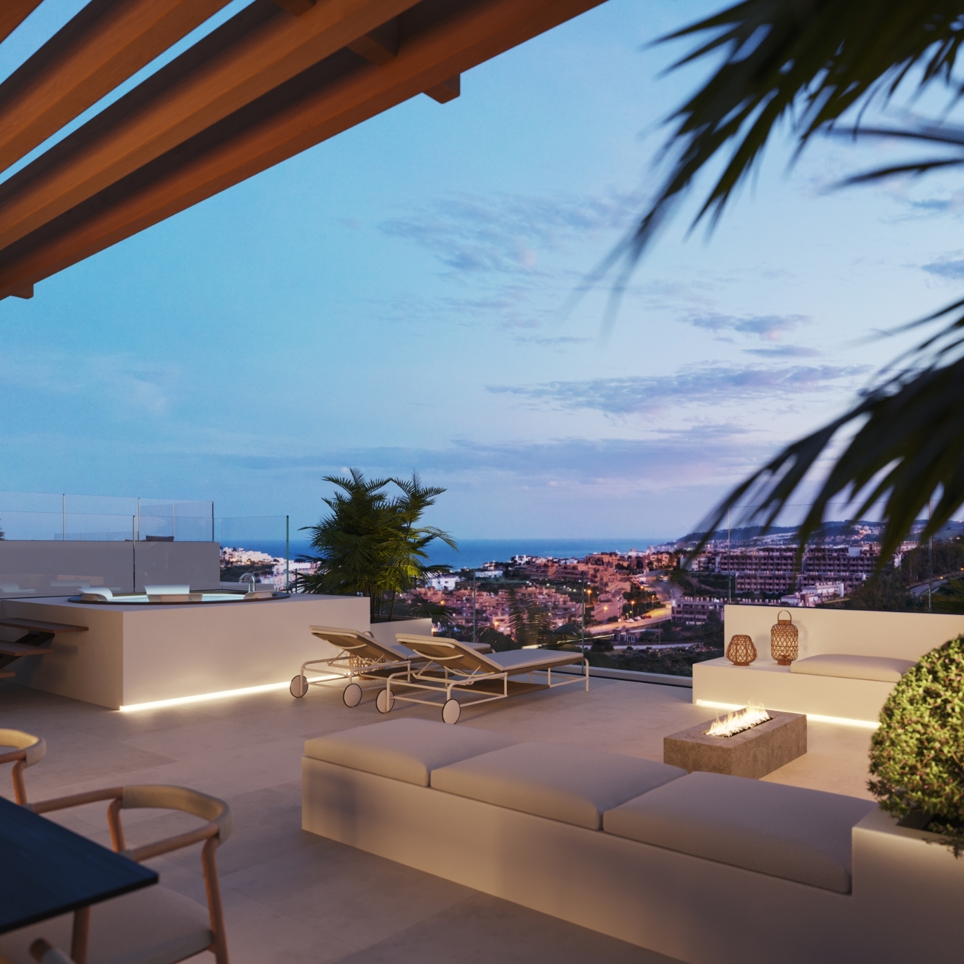 Development of new villas in Casares Costa