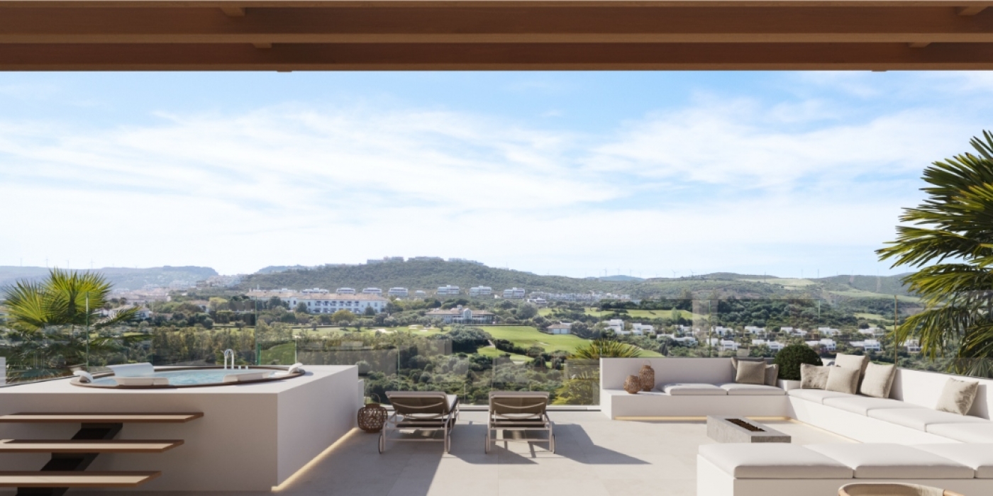 Development of new villas in Casares Costa