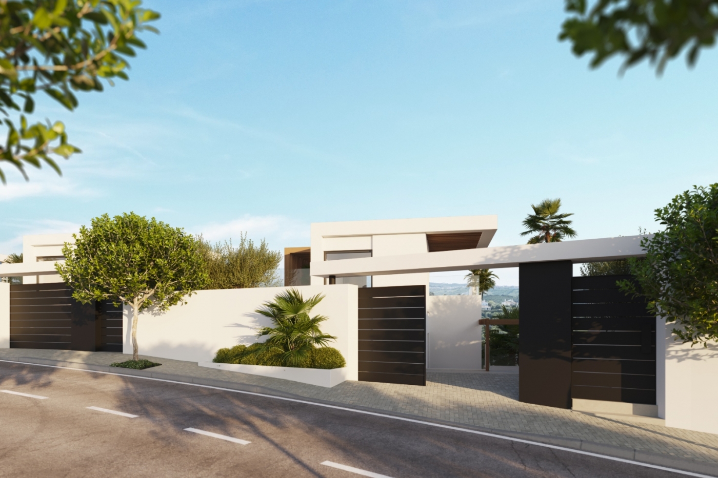 Development of new villas in Casares Costa