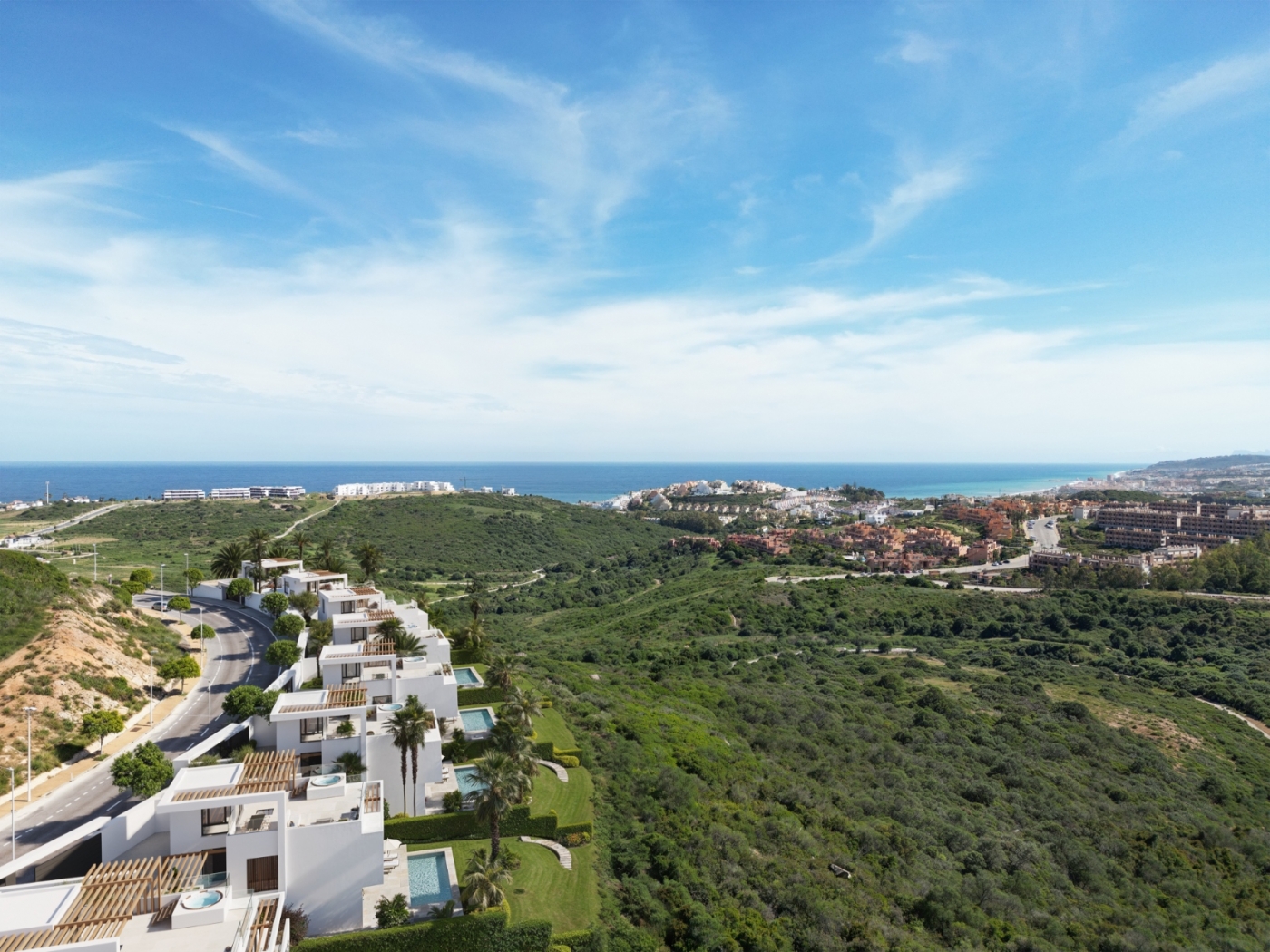 Development of new villas in Casares Costa
