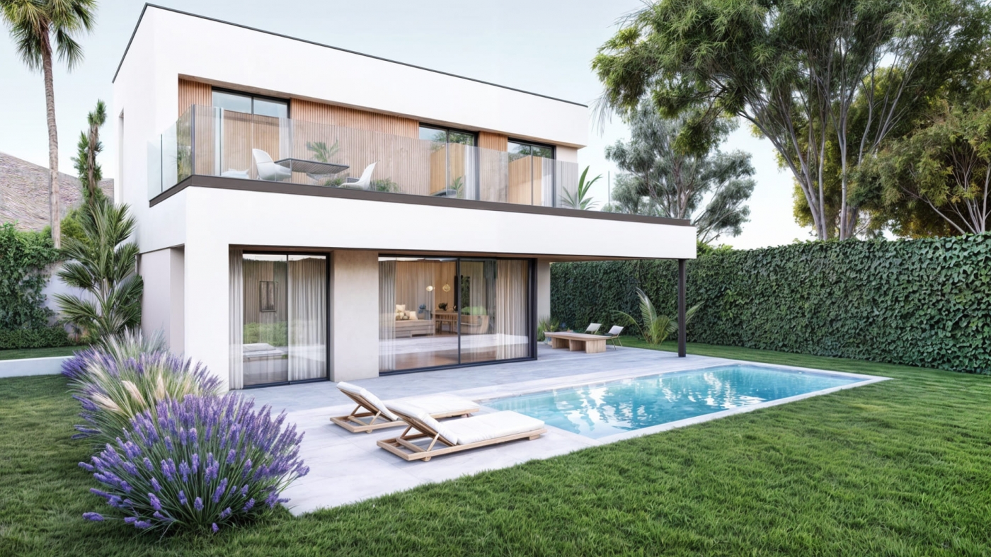 New development of villas in El Paraiso, Estepona