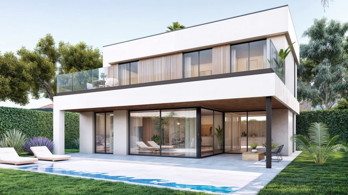 New development of villas in El Paraiso, Estepona
