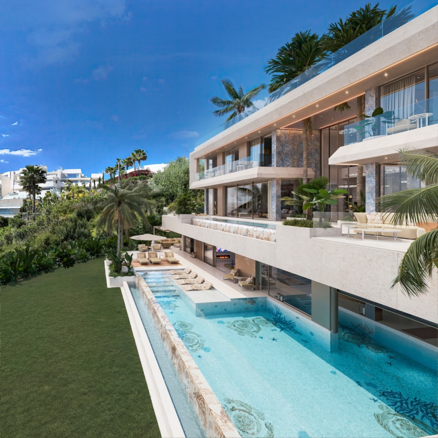 Promoción de villas de lujo en Nueva Andalucía, Marbella