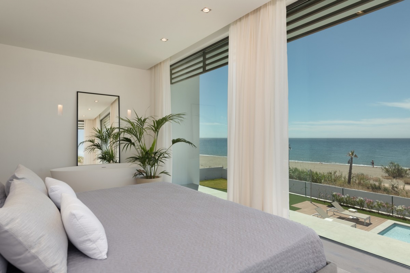 Villa en primera línea de playa