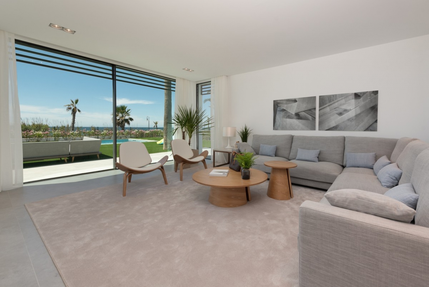 Villa en primera línea de playa