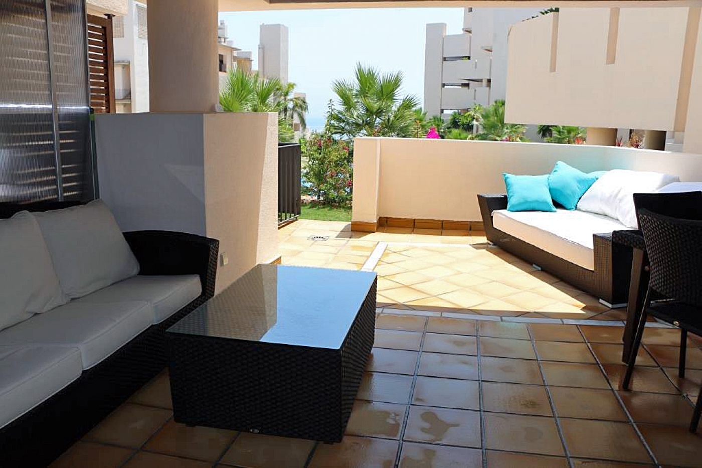 Apartamento en planta baja en primera linea de playa