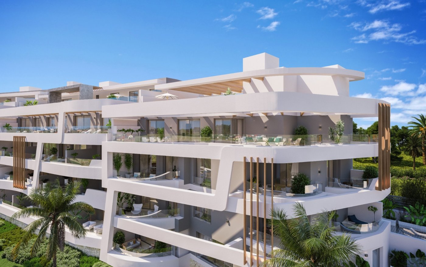Apartamentos y áticos de lujo en Guadalmina Golf