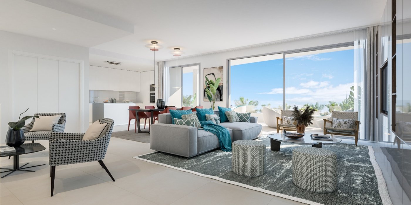 Apartamentos y áticos de lujo en Guadalmina Golf