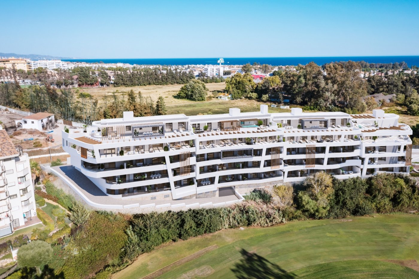 Apartamentos y áticos de lujo en Guadalmina Golf