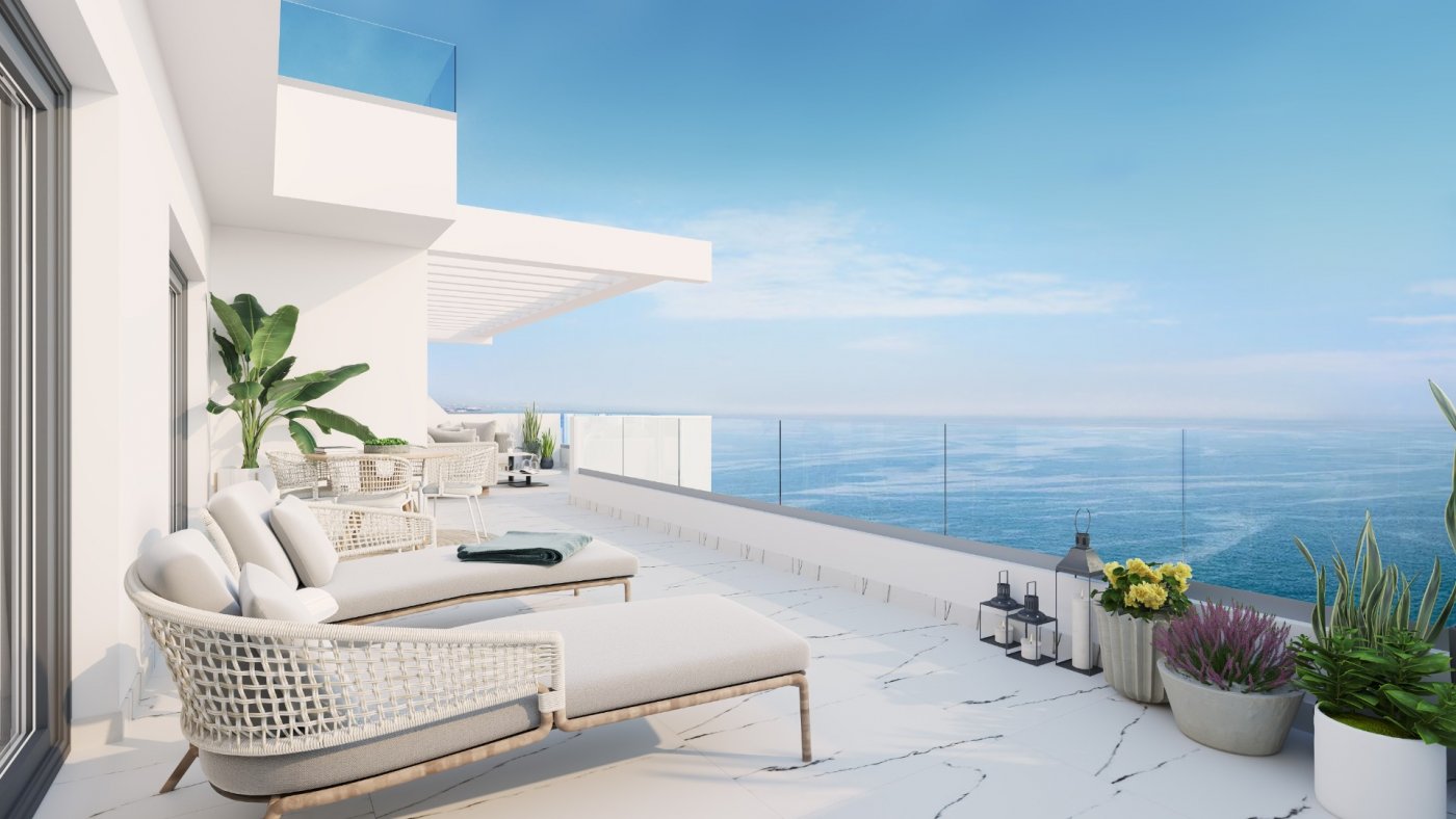 Promoción de viviendas de obra nueva en Casares Costa