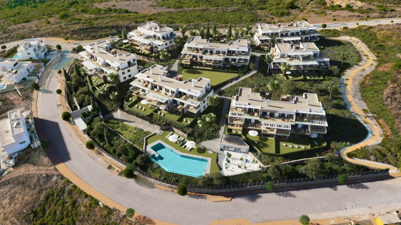 Promoción de viviendas de obra nueva en Casares Costa