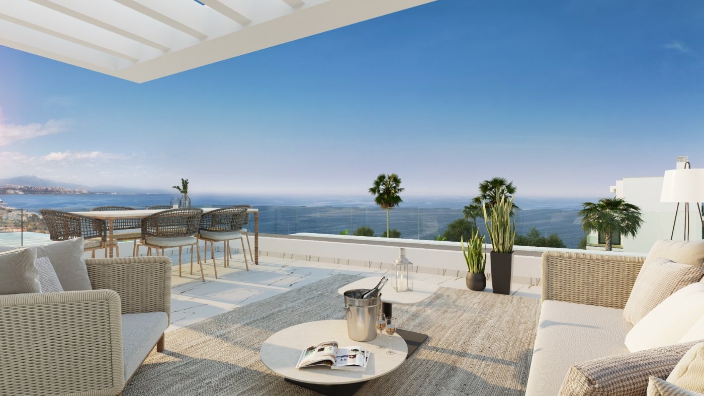 Promoción de viviendas de obra nueva en Casares Costa