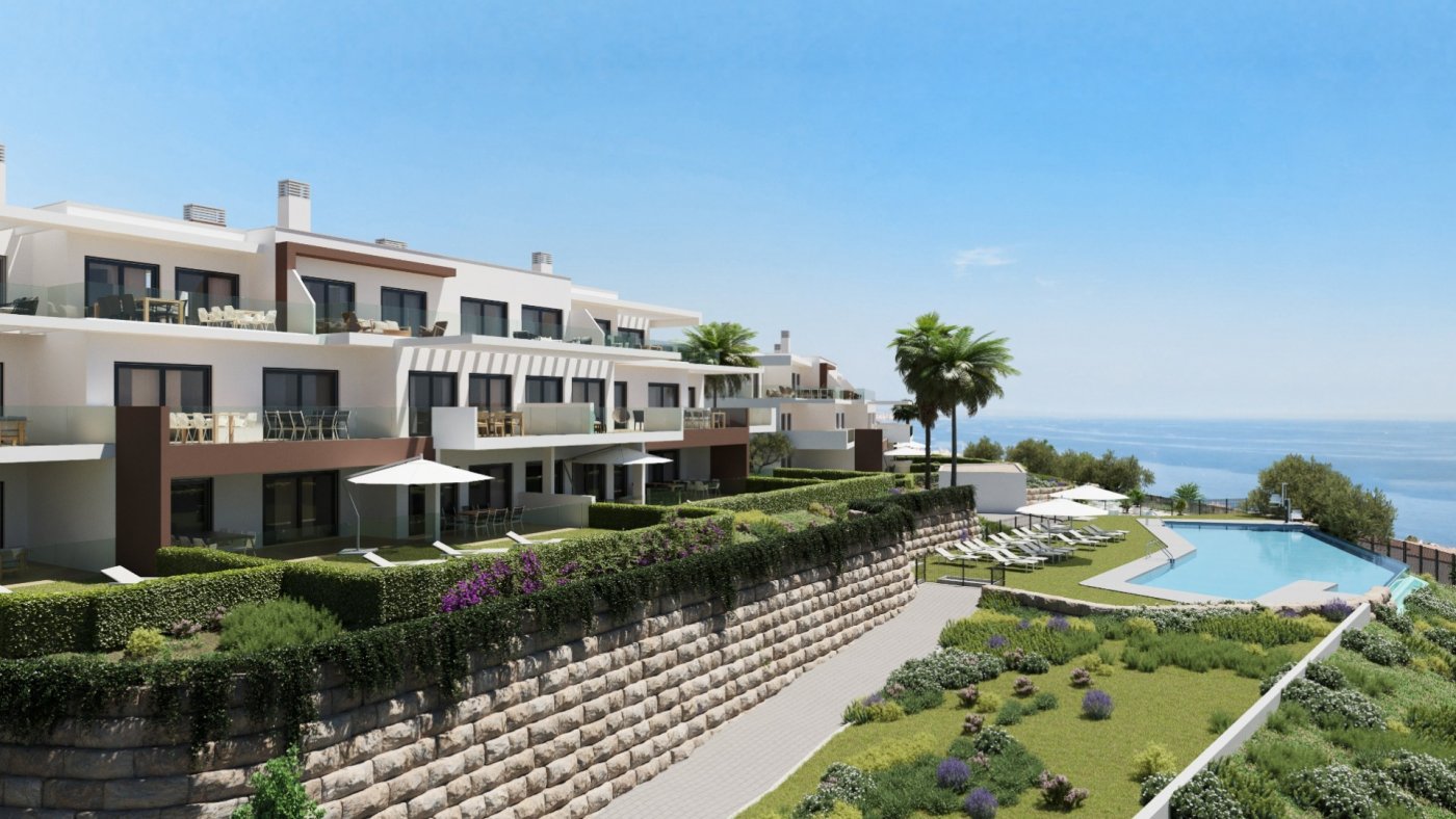 Promoción de viviendas de obra nueva en Casares Costa