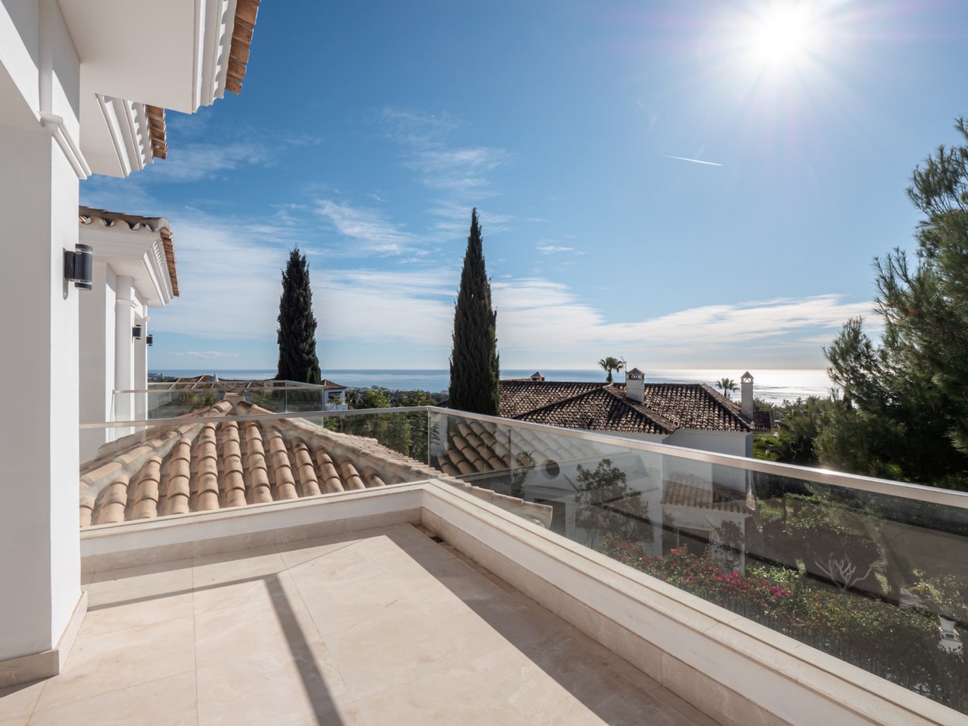 Villa moderna mediterránea en Sierra Blanca