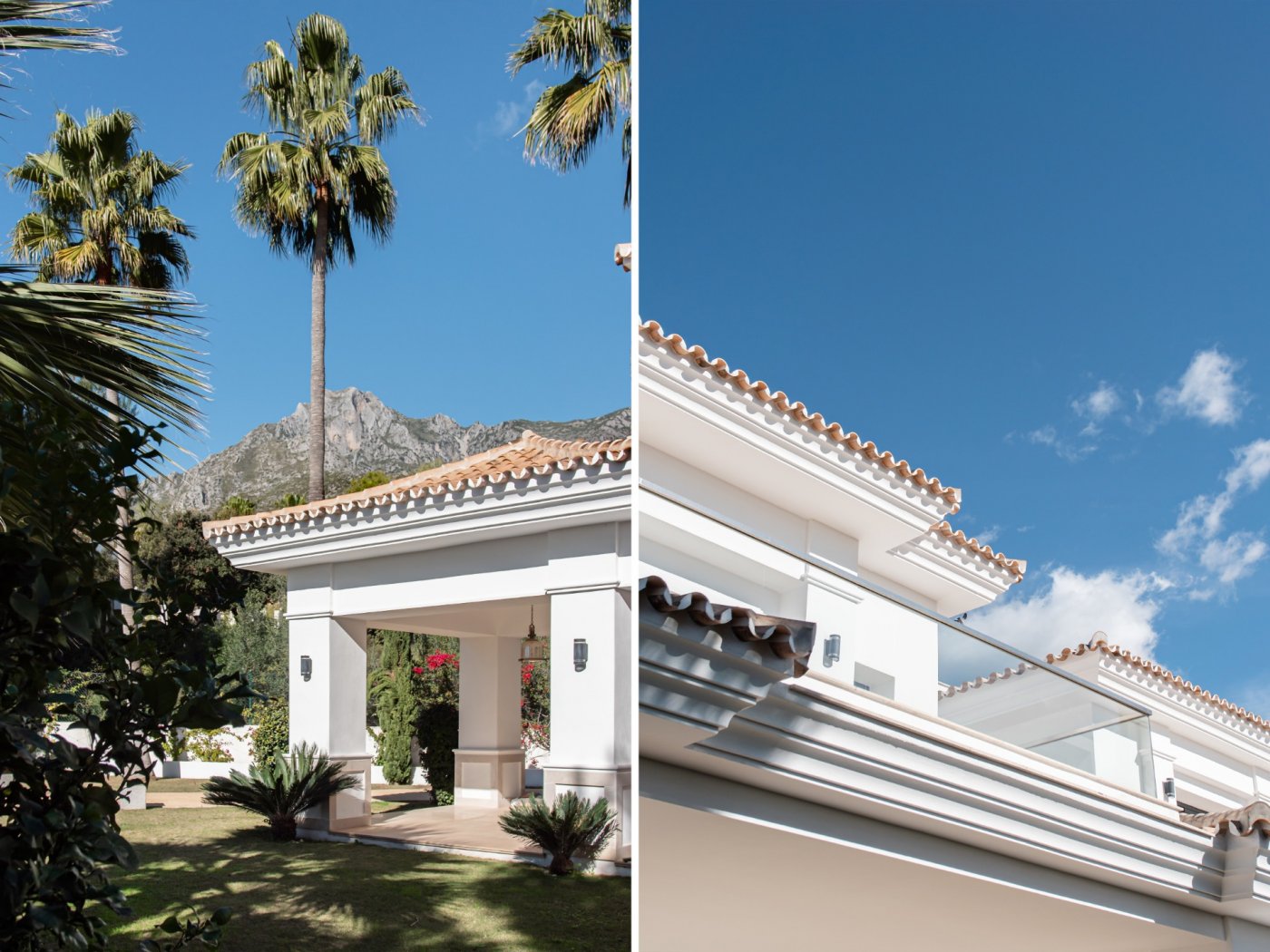 Villa moderna mediterránea en Sierra Blanca