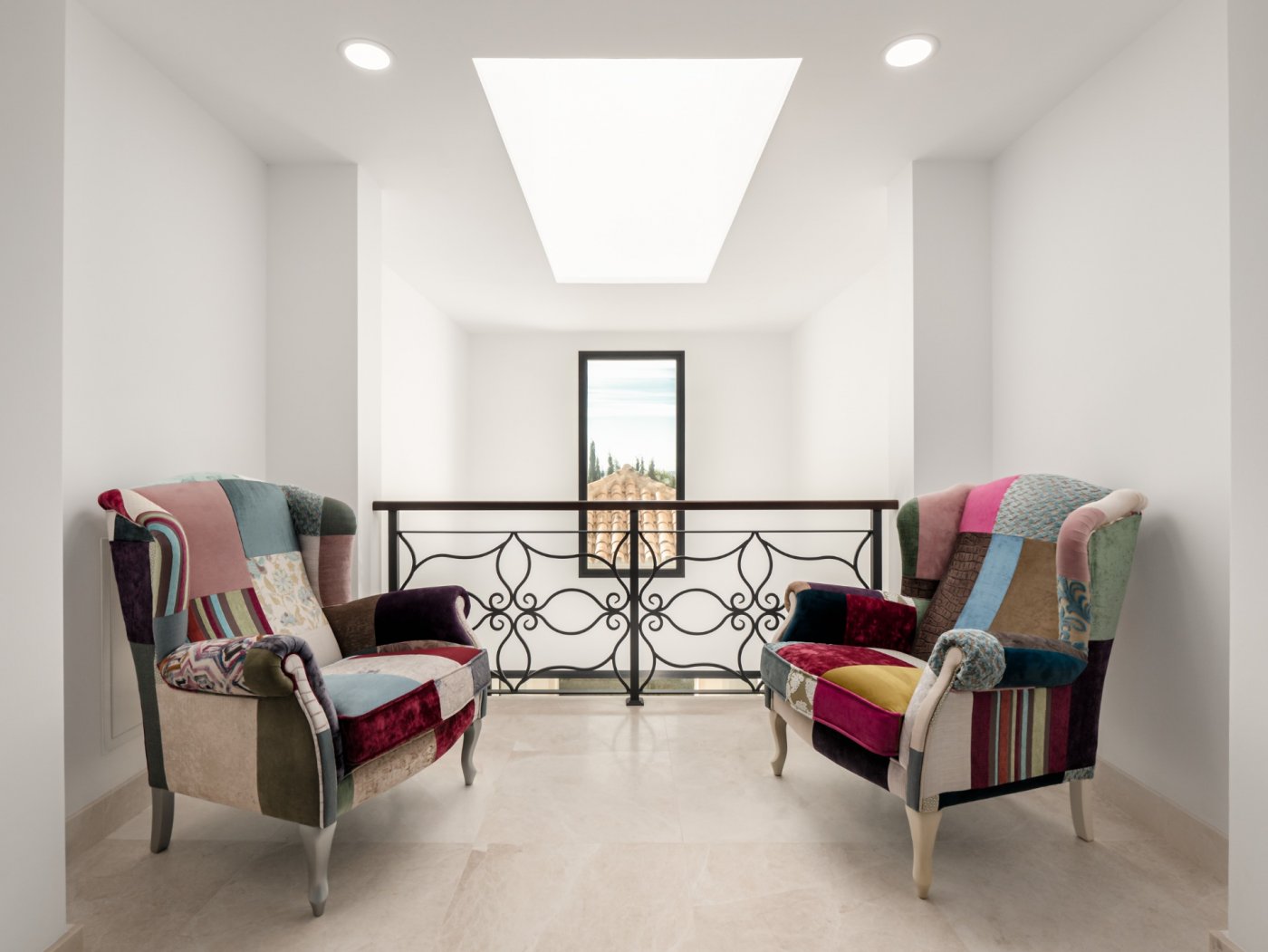Villa moderna mediterránea en Sierra Blanca