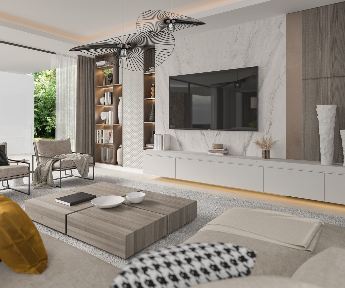 Lujosas villas en Milla de Oro