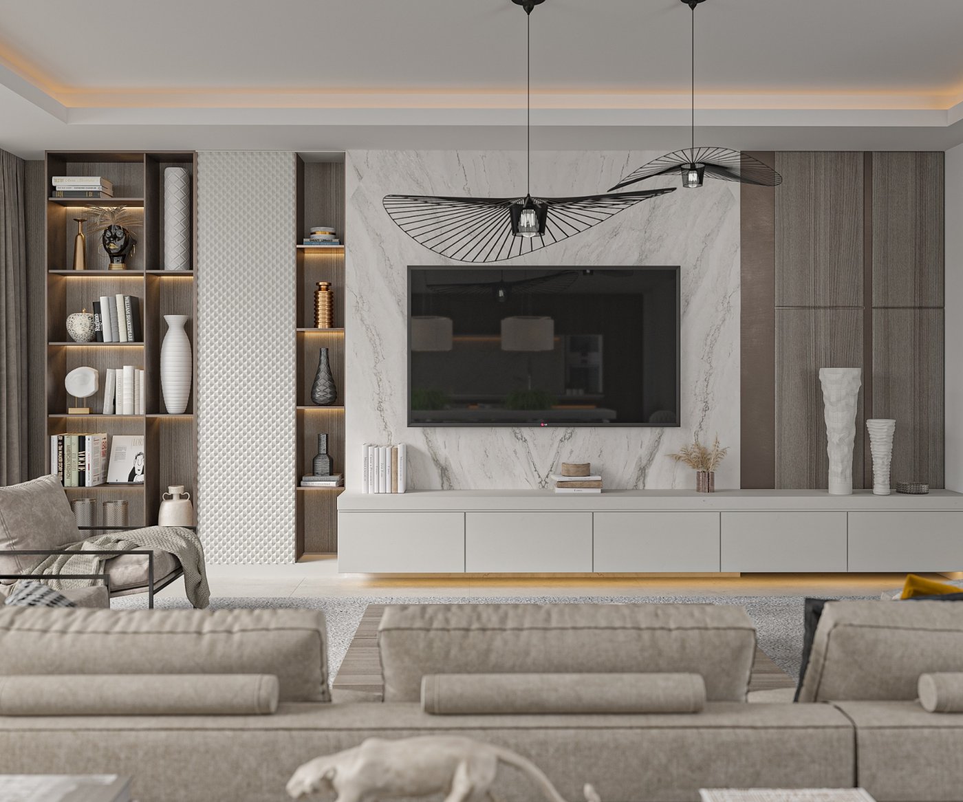 Lujosas villas en Milla de Oro