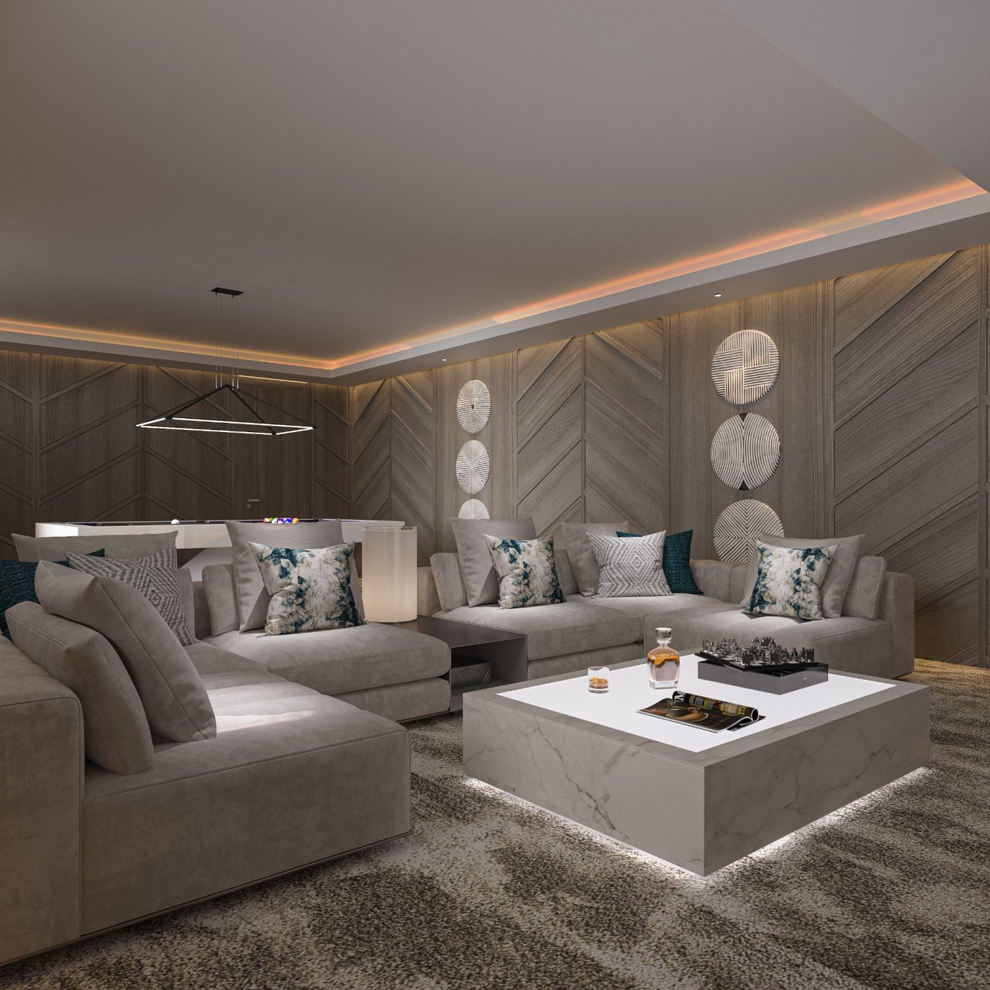 Lujosas villas en Milla de Oro